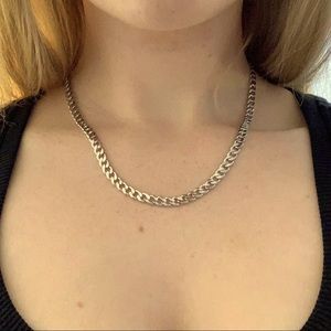 Silver Stainless Steel Curb Chain (Waterproof)